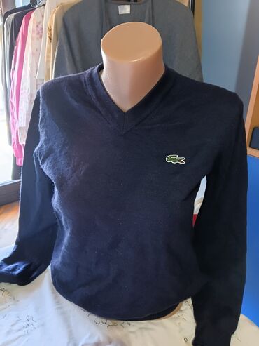 Džemperi: Džemper, S, Lacoste, bоја - Tamnoplava, Vuna — 1