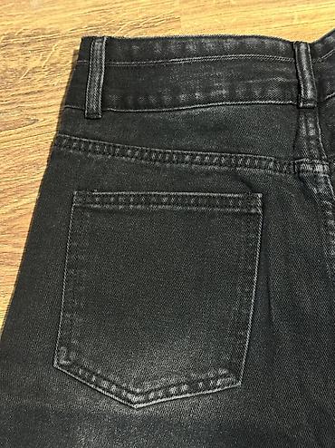 nike tech flece: Джинсы, Прямые, Высокая талия, Вареные — 5