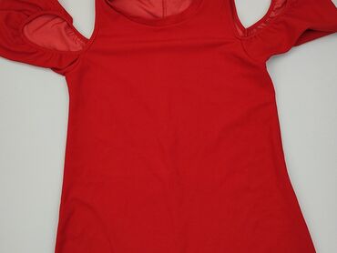 czerwona sukienki dopasowana: Sukienka, M, stan - Dobry