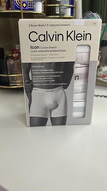 yun corab: Calvin Klein Icon Cotton Stretch – kişi boxer bri̇ef dəsti - Qutu: 3 — 1