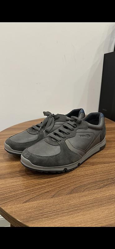 clarks обувь: Мужские кроссовки, 44, Geox, Новый, цвет - Серый, Платная доставка, Самовывоз — 10