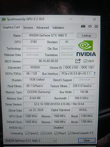 игровое: Видеокарта для ПК, Б/у, Galax, GeForce GTX, 6 ГБ — 4