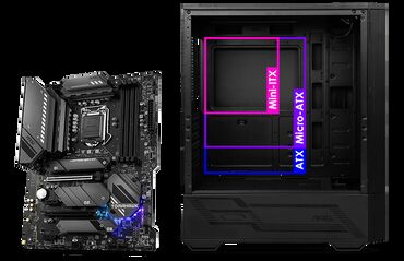 Korpuslar: Msi mag forge 110r gaming case 🔸atx / m-atx / itx 🔸2 ×usb 3.2 gen1 — 6