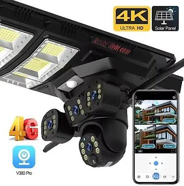 Kamere za video nadzor: Solarna 4G sim PTZ kamera sa reflektorom 450w 600w. Prolećna akcija — 1