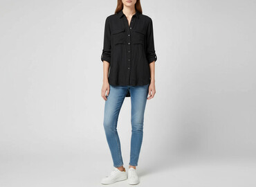 koszulka bts cropp: H&M Divided, Сорочка жіноча, розмір XS