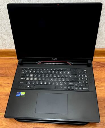 игровые компы: Ноутбук, MSI, 32 ГБ ОЭТ, Intel Core i9, 17 ", Колдонулган, Оюндар үчүн, эс тутум SSD