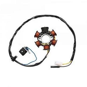 el tormenta: Stator/namotaji za skuter – 6 kalemova Opis: - Električni stator — 1