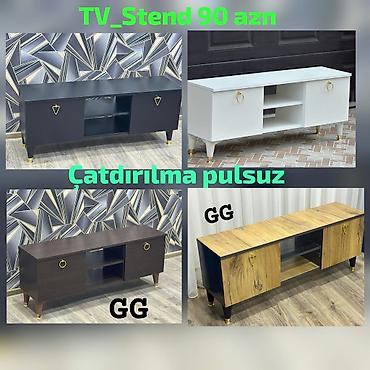 divar polkasi: TV stendləri – 90 AZN Çatdırılma pulsuz Model: aşağı profilli TV — 1