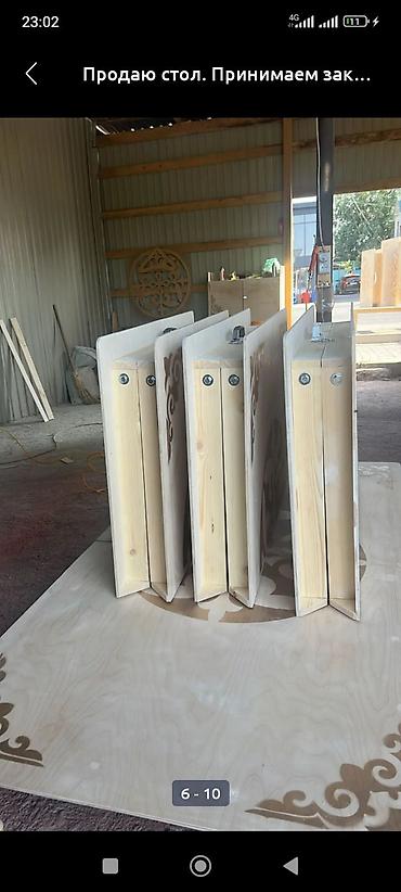 Национальные кыргызские столы: Конок уйлорго даярлары да бар жеткируу акысыз чон столдор 122#81 — 2