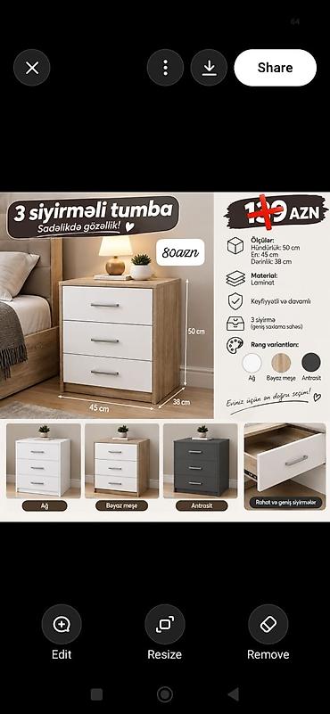 3 siyirməli tomba – sadəlikdə gözəllik Ölçülər: - Hündürlük: 50 sm - lalafo.az -da 3 siyirməli tomba – sadəlikdə gözəllik Ölçülər: - Hündürlük: 50 sm -