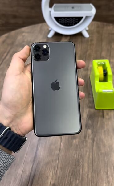 Apple iPhone: IPhone 11 Pro Max, 64 GB, Qara, Zəmanət, Kredit, Sənədlərlə