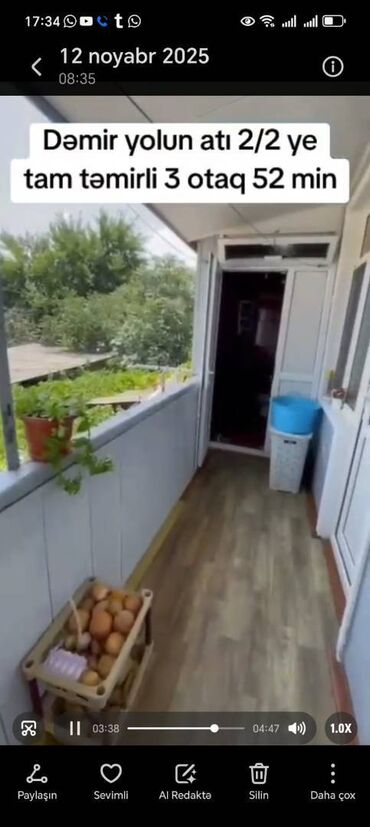 Köhnə tikili: Gəncə, 3 otaqlı, Köhnə tikili, 80 kv. m — 11