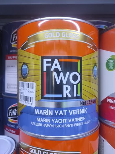 масляная краска: Яхтный лак Filli Marin Yat Vernik с глянцевым финишем предназначен для