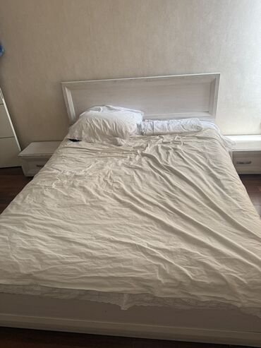 купить надувной матрас в бишкеке: Эки кишилик керебет, Without a mattress, узуну - 2 см