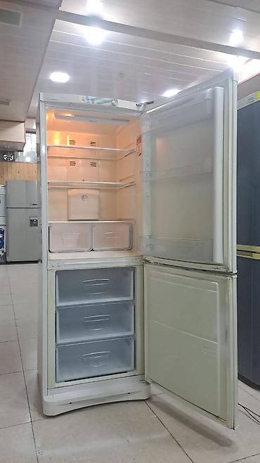 fen satisi: Indesit iki qapılı soyuducu - Rəng: açıq krem/boz - Üst kamera — 2