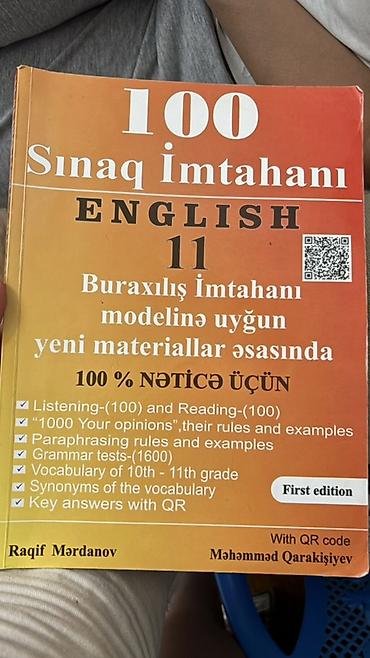 golden grammar tips 210 pdf: 11-ci sinif üçün ingilis dili üzrə “100 Sınaq İmtahanı” kitabı — 1