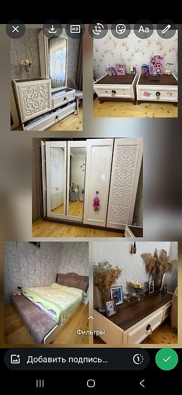 Digər mebel: Yataq desti tecili satilir matras var bazalidir. Bir 2 yerde qapilarda — 1