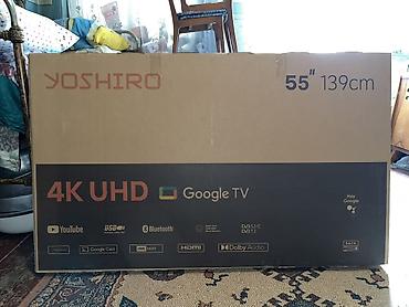 Televizorlar: Yeni Televizor Yoshiro LED ekran 55" 4K (3840x2160), Ünvandan götürmə — 2