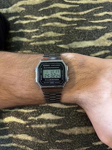 barter saatla: İşlənmiş, Qol saatı, Casio, rəng - Gümüşü — 4