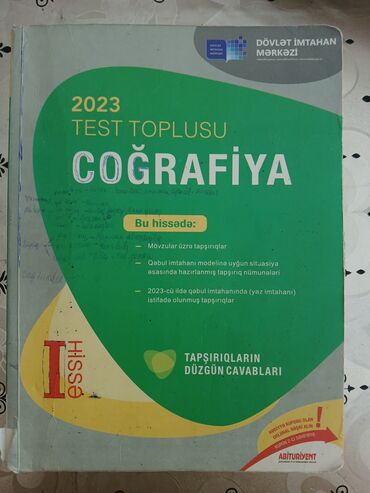 dim ədəbiyyat test toplusu pdf yukle: Coğrafiya Testlər 11-ci sinif, DİM, 1-ci hissə, 2024 il