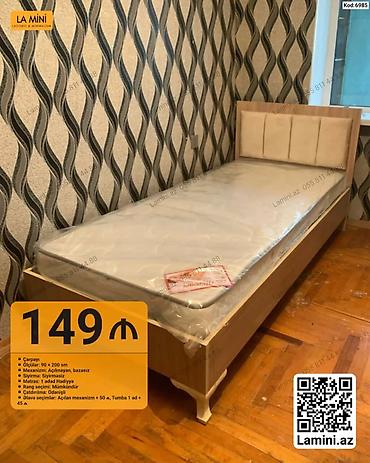 Tək nəfərlik çarpayı – Kod: 6985 - Ölçü: 90 × 200 sm - Mexanizm lalafo.az -da Tək nəfərlik çarpayı – Kod: 6985 - Ölçü: 90 × 200 sm - Mexanizm