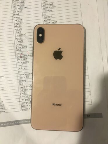 Информатика: IPhone Xs Max, 64 ГБ, Золотой, Гарантия, Беспроводная зарядка, Face ID