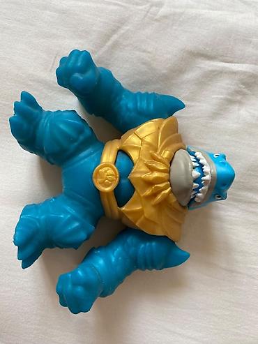 Игрушки: Игрушка-антистресс Goo Jit Zu — растягивающийся персонаж «акула» в — 1
