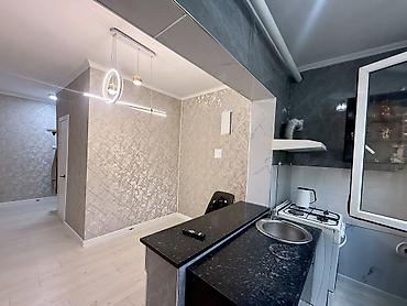 Продажа квартир: 1 комната, 39 м², Аламедин-1 мкр 105 серия, 1 этаж, Свежий ремонт — 15