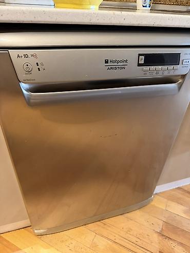 silent hill: Hotpoint Ariston qabyuyan maşın – tam ölçü, paslanmayan polad ön panel — 1
