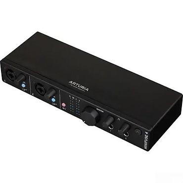 Səs kartı "Arturia MiniFuse 4 Black"Mükəmməl səsi əməliyyat sadəliyi
