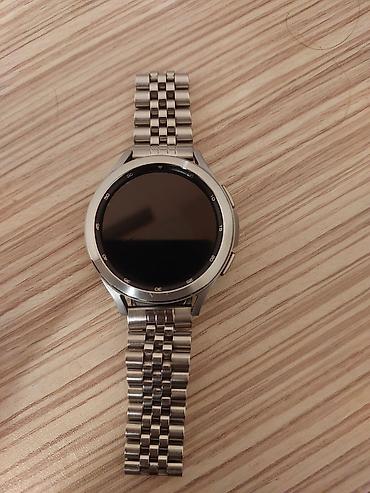 axıllı saat: Samsung Galaxy Watch (dairəvi model) – paslanmayan poladdan metal — 2