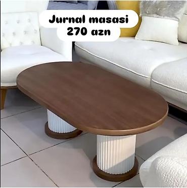 su sifarisi: Oval masa, Açılmayan, Təkərsiz, Taxta — 1