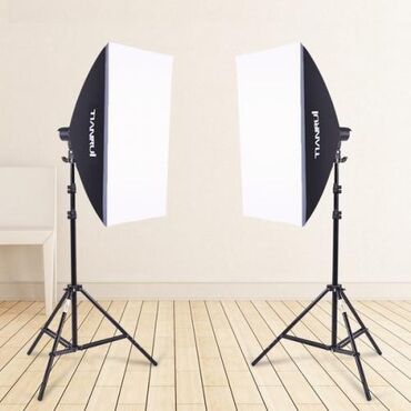 импульсный свет: Софтбокс - набор студийного света освещение для фотостудии Цена 2шт