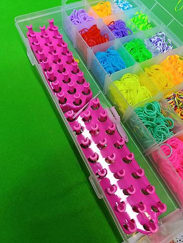 Башка товарлар: 🌈 Большой набор Loom Bands для создания ярких браслетов своими руками — 6