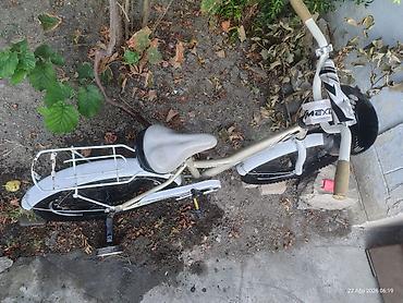 24 lik velosiped: İşlənmiş Dörd təkərli Uşaq velosipedi 18", sürətlərin sayı: 1, Ünvandan götürmə — 3