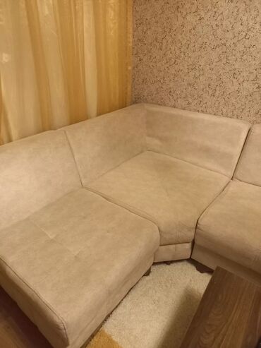 диван кровать с ортопедическим матрасом: Угловой диван, Б/у, Раскладной, Без подьемного механизма