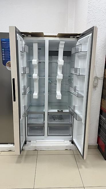Холодильники: Холодильник Midea, Новый, Side-By-Side (двухдверный), No frost, 90 * 180 * 70 — 3