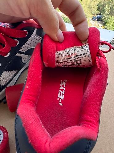 heelys: Кроссовки Heelys 30-31размер,с роликами в сине-белой расцветке с — 2
