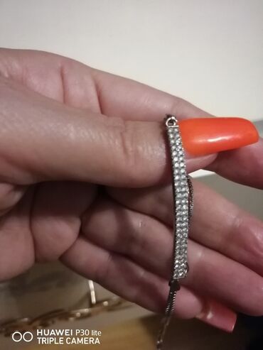 Bijuteriya dəstləri: Qizil suyuna salınmış gümüş qolbag — 6