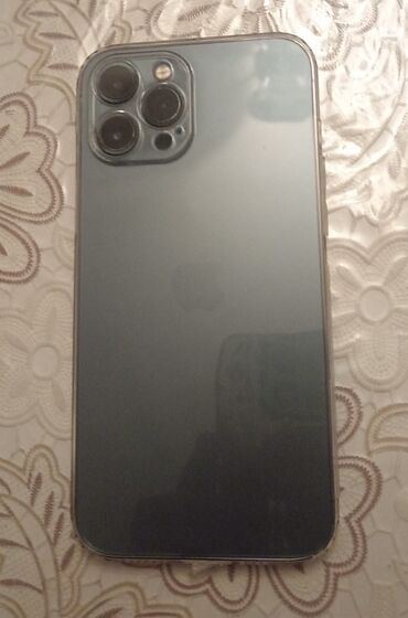 apple 12 pro max: IPhone 12 Pro Max, 128 GB, Blue Titanium, Simsiz şarj, Face ID