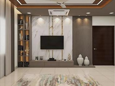 televizor dekoru alcipan: Siyirməli, Polkalı, MDF — 6