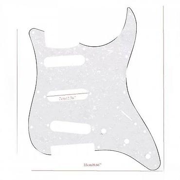 Gitare: PICKGUARD WHITE PERLOID SSS | Slanje po dogovoru ili lično — 2