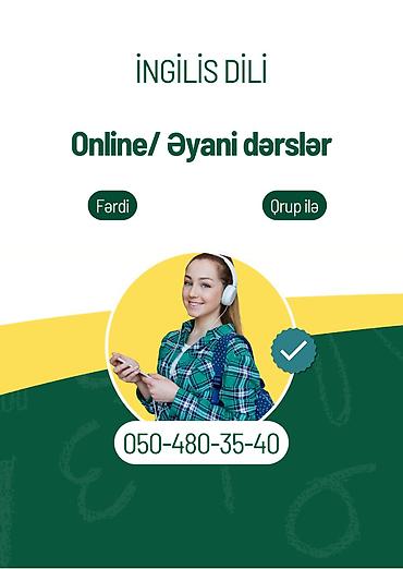 daye iş: Müəllim, İngilis dili, 1-2 illik təcrübə, Dəyişən qrafik — 1