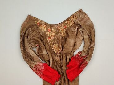 zara sukienka w kwiaty z bufiastymi rękawami: Sukienka damska, rozmiar S