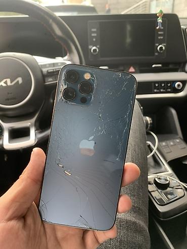 iphone agdas: IPhone 12 Pro, Graphite, Qırıq — 1
