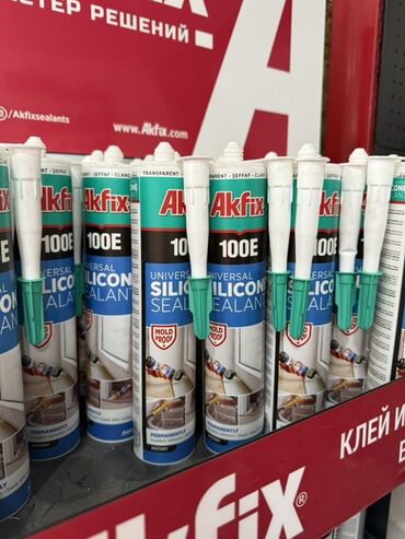эпоксидная смола: Akfix 100E Universal Silicone Sealant — универсальный силиконовый