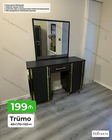 Trümo – 40×170×120 sm - Material: 18 mm laminat - Rəng seçimi