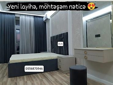 evcil mobilya: Yeni, İkinəfərlik çarpayı, Bazalı, Matras ilə, Siyirməsiz, Azərbaycan — 3
