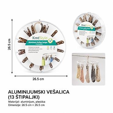 KMT 13 od aluminijumske legure okrugli sušilica 5402070 Praktična