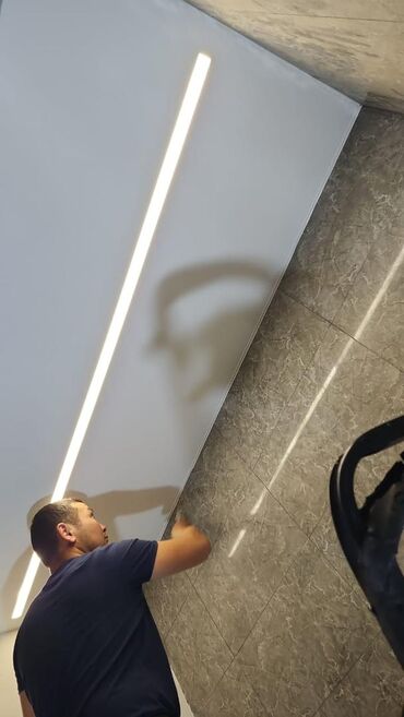 Натяжной потолок: Натяжной потолок Матовое, 3D потолки, Глянцевое Гарантия, Монтаж, Бесплатная консультация — 15